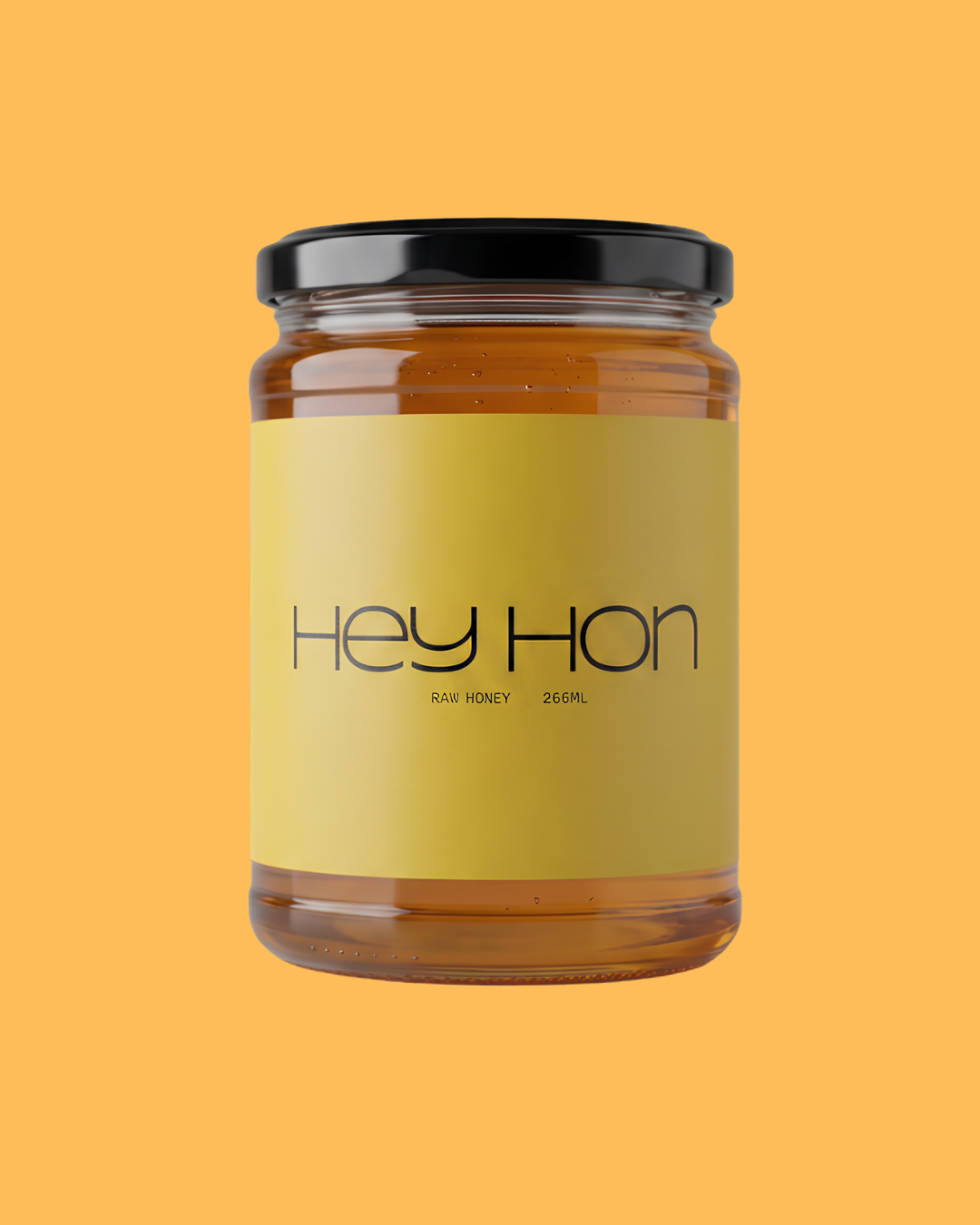 Hey Hon Raw Cold Extracted Jamaican Honey Jar St Mary Wildflower